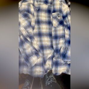 Flannel tops size medium men